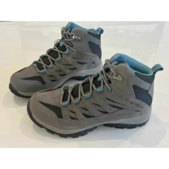 Columbia $100 Crestwood Mid WP Waterproof Womens Hiking Shoes Trail Boots 9 - Picture 8 of 11